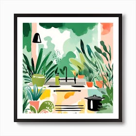 Kitchen Jungle Dreams 05 Art Print