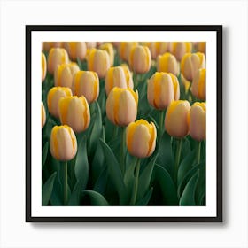 Yellow Tulips 3 Art Print