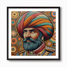 Indian Warrior Art Print