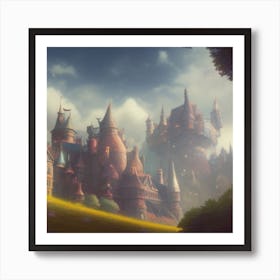 Castle Stock Videos & Royalty-Free Footage 1 Art Print