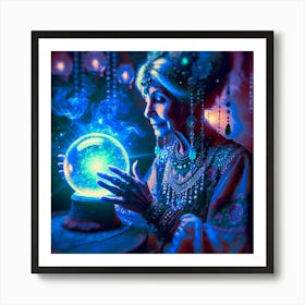 Crystal Blue Art Print