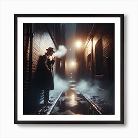 Detective Blues Art Print