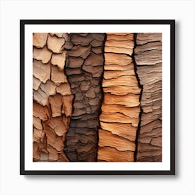 Tree Bark Texture 3 Art Print