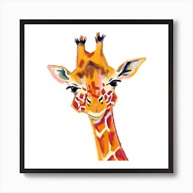 Masai Giraffe 01 Art Print