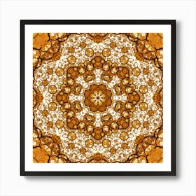 Coffee Mandala Art Print