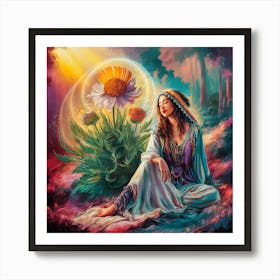 Shamanic Woman Art Print