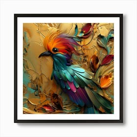 Colorful Bird Art Print