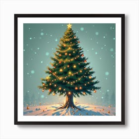 Christmas Tree Art Print