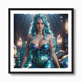 Mermaid 3 Art Print