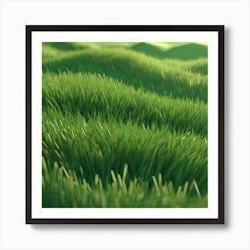 Grass Field 13 Art Print