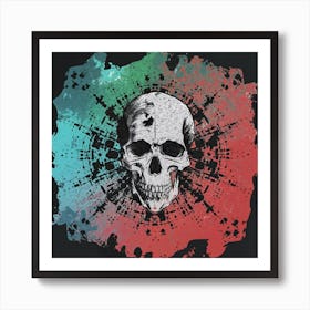 Skull - Men'S Premium T-Shirt Art Print