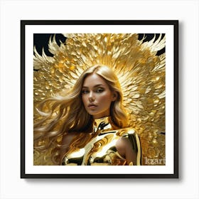 Golden Angel Art Print