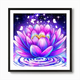 Lotus Flower Art Print