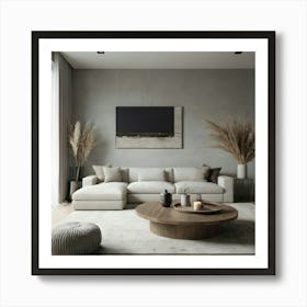 Modern Living Room 132 Art Print
