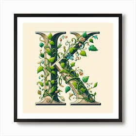 Letter K 2 Art Print