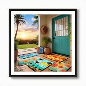 Door Mats Art Print