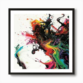 Splatter 3 Art Print