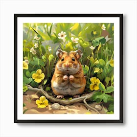 Syrian Hamster 1 Art Print