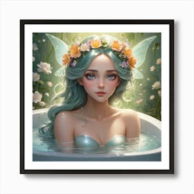 Fairy Bath Art Print