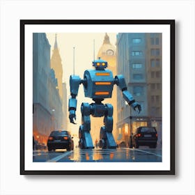 Robot On The Street 59 Poster