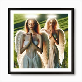 Angels In The Field 1 Art Print