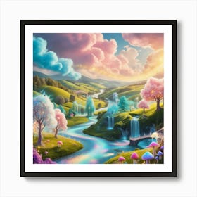 Fairy Forest 4 Art Print