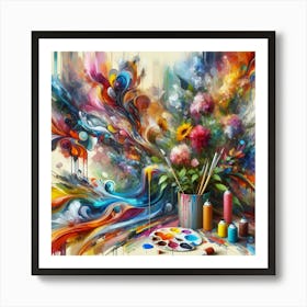 Abstract Painting 2 Art Print