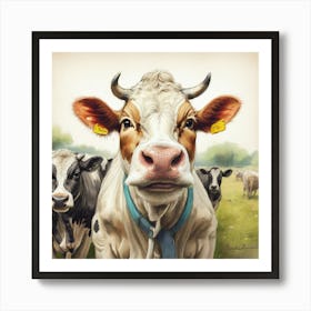 Cows! Art Print