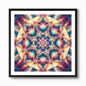 Abstract Mandala 5 Art Print