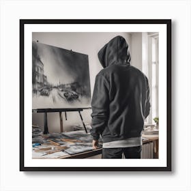 Portrait Of An Artist Art Print