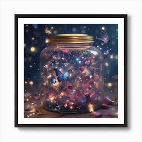 A jar full of sparkle Art Print