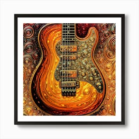 Electric Guitar Art Print