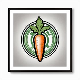 Carrot Logo 13 Art Print