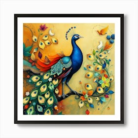 Peacock 1 Art Print