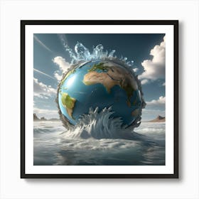 Earths Heading 3 Art Print