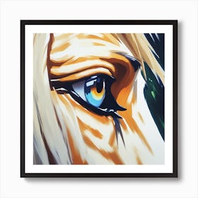 Eye Of The Horse 2 Art Print