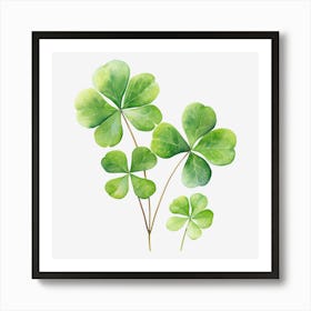 Four Leaf Clover 12 Art Print