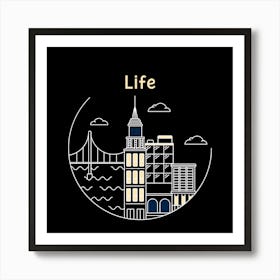 Life In San Francisco Art Print