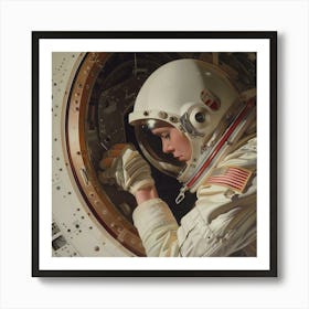 Nasa Astronaut Art Print