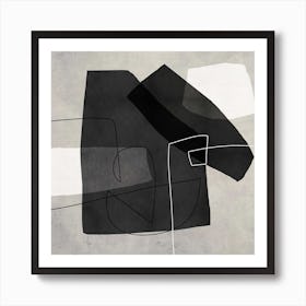 Scoop 2 Square Art Print