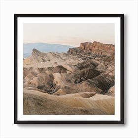 Zabriskie Point Mountain Art Print