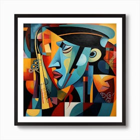 Saxophone Player 31 Art Print