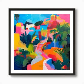 Abstract Travel Collection Tulum Mexico 3 Art Print