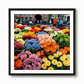 Default Amsterdam Flower Market 0 Art Print