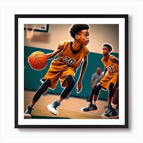 Basketball Player 5 Art Print