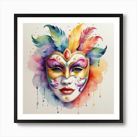 Carnival Mask 4 Art Print