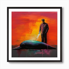 'The Killer Whale' Art Print