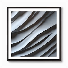 Abstract Wave Painting Art Print