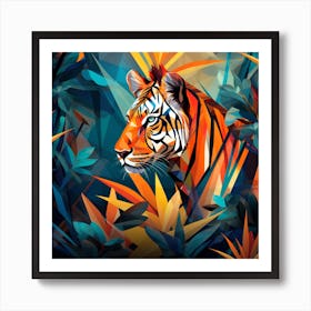 Tiger In The Jungle 7 Art Print