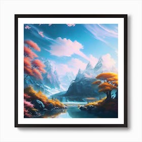 Fantasy Painting, Fantasy Art, Fantasy Landscape, Fantasy Painting, Fantasy Art, Fantasy Painting, Art Print